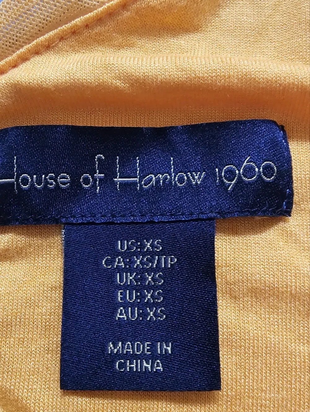House of Harlow 1960 Yellow One-Shoulder Ruched Midi Skirt